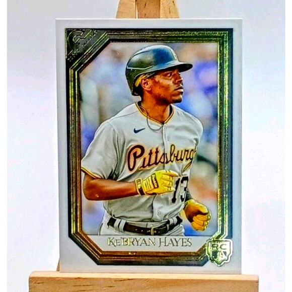 2021 Topps Gallery - Ke'Bryan Hayes #108 (RC) Pittsburgh Pirates - Picture 2 of 3
